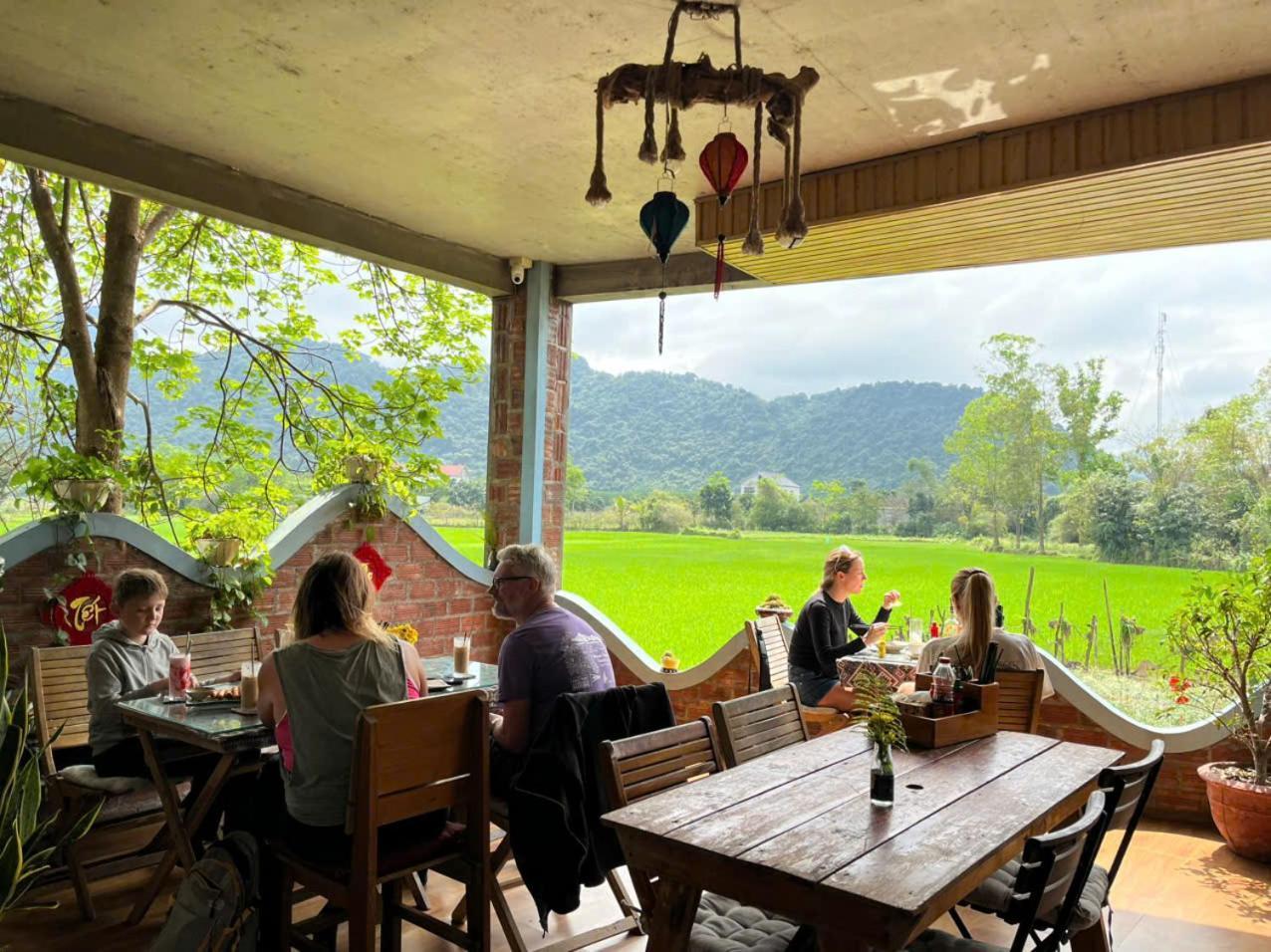 An An Homestay Bungalow Phong Nha Bagian luar foto